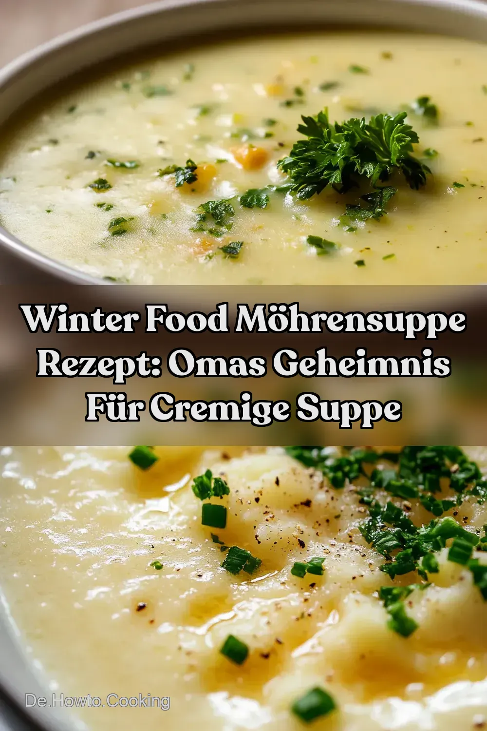 Cremige Möhrensuppe wie von Oma - Einfaches Rezept!