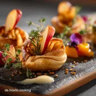 Apfeltaschen Rezept: Saftige Bl&auml;tterteigtaschen wie vom B&auml;cker.