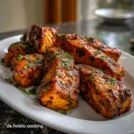 Lachs Tikka: Cremig gew&uuml;rztes Rezept aus dem Ofen