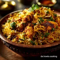 Biriyani Rezept Huhn Authentisches Hyderabad Murg Biriyani kochen