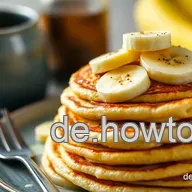 Bananenweizen Pancakes: Fr&uuml;hst&uuml;ck wie im Biergarten!