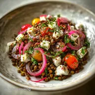 Linsen Rezepte Salat: Beluga mit Feta (35 Min.)