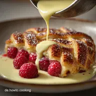Bl&auml;tterteigErdbeerecken mit Vanillepudding Knuspriger Sommergenuss