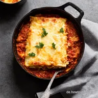 BlitzLasagne mit Hack Schnelle Familienk&uuml;che mit Cr&egrave;me Fra&icirc;che