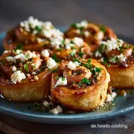 Knusprige Brek Schnecken aus Filoteig mit Feta Das BalkanBlitzRezept