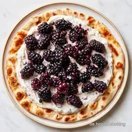 Brombeer-Flammkuchen f&uuml;r 4 Personen