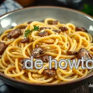 Cremige Champignon Nudeln: Mein Familien-Rezept!