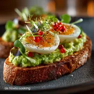 Avocado Ei Stulle Cremiges 16MinutenRezept f&uuml;r FeierabendGl&uuml;ck