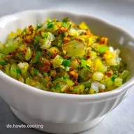 Porree Rezept: Cremig mit Hackfleisch f&uuml;r 4