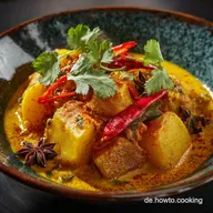 Cremiges Indisches Kartoffel Curry Aloo Aromatisch Vegan