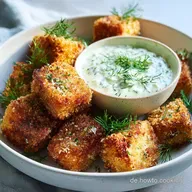 Crispy Vegan Fish Nuggets with Dill - Ultra Crispy