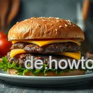 Der beste Burger: Mein saftiger Hamburger Rezept f&uuml;r zu Hause
