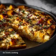 K&uuml;rbis Frittata: Das cremige Herbst Frittata Rezept mit Ziegenk&auml;se