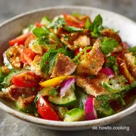 Fattoush Der beste arabische Brotsalat 30 Min mit SumachVinaigrette