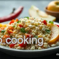 Frischer Couscous Salat mit Granatapfel: Perfekt f&uuml;r Grillabende!
