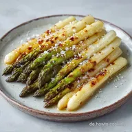 Gebratener Wei&szlig;er Spargel: Knusprig