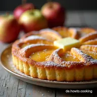 Der Verw&ouml;hnte Blechkuchen Gedeckter Apfelmuskuchen vom Blech