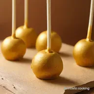 Goldener Schnatz Cake Pops f&uuml;r deine Harry Potter Party