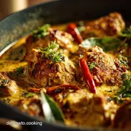Chicken Passanda Cremiges indisches H&auml;hnchen Curry Mughlai Art