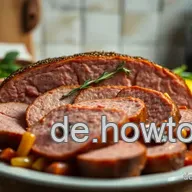 Hausgemachter Leberk&auml;se zum Backen: Der perfekte Genuss f&uuml;r die Festtage