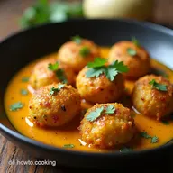 LinsenB&auml;llchen in CurrySo&szlig;e Mein indisches Lieblingsrezept