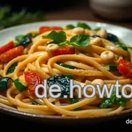 Italienische Pasta mit Gem&uuml;se: Ein einfaches und schmackhaftes Rezept