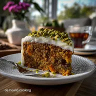 Karotten Pistazien Kuchen: Saftiger M&ouml;hren Pistazien Kuchen