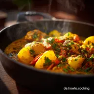 Kartoffel Bohnen Curry Indisches cremiges Soulfood in 55 Minuten