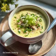 K&auml;se-Lauch-Suppe mit Hackfleisch: Cremig & Herzhaft