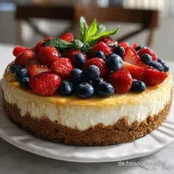 K&auml;sekuchen mit Keksboden f&uuml;r 12 Portionen