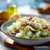 Griechischer Krautsalat Politiki Salata Zartes SpitzkohlRezept mit Zitrone Oregano