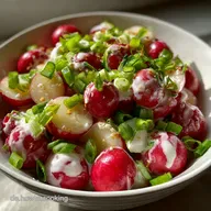 Radieschen Salat: Blitzschnell mit cremigem Joghurt-Dressing