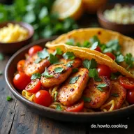 Abendessen Ideen leicht gemacht H&auml;hnchenFajitas vom Blech