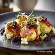 Kartoffeln mit Ziegenk&auml;se und Chutney Knuspriges FeierabendRezept