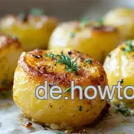 Knusprige Ofenkartoffeln: Rohe Kartoffeln im Backofen garen - Omas Geheimnis!