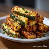 Zucchini Pommes aus dem Ofen: Ultra-Knusprig Low Carb