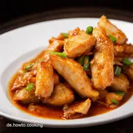 Knuspriges H&auml;hnchen aus dem Wok Meine Wie vom ChinesenRezepte im Wok