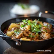 Kohlrabi Fleisch Curry Gonglu Gosht Das tiefw&uuml;rzige LammCurry