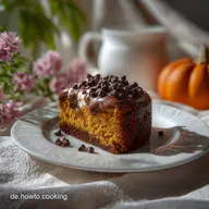 KuerbisSchokoKuchen Marmorkuchen Schokoladenkuchen Rezept Krbiskuchen rezepte: Saftig