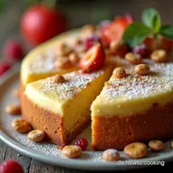 Saftiger K&uuml;rbiskuchen mit Frischk&auml;seFrosting Pekann&uuml;ssen Rezept