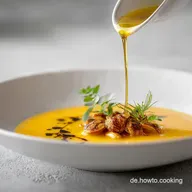 K&uuml;rbissuppe mit karamellisierten K&uuml;rbiskernen: Cremig Einfach