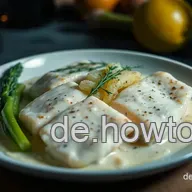 K&ouml;stliche Lachsforelle Rezept: Cremige Beurre Blanc & Spargel