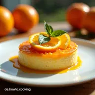 Mandarinentarte mit Mandelkrokant Sonnenschein f&uuml;r die Seele