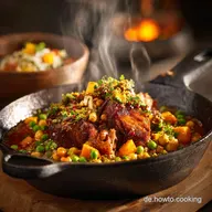 Marokkanischer Lammeintopf: Soul Food mit Safran und Kichererbsen
