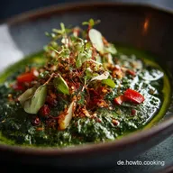 Muli Palak Rettich Spinat Curry Herzhaftes Soulfood f&uuml;r kalte Tage