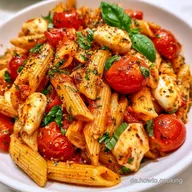 Nudelsalat Caprese in 20 Minuten
