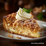 Bienenstich Kuchen: Omas bestes Rezept mit cremiger Vanillef&uuml;llung.