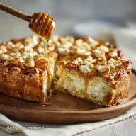 Bienenstich Kuchen Omas Original Rezept mit cremiger VanilleF&uuml;llung