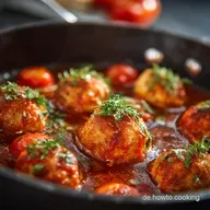 Hackb&auml;llchen in Tomatenso&szlig;e Omas saftiges Feierabendgericht