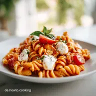 One Pot Pasta Tomate Mozzarella in 17 Min